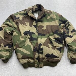 Mil-Tec‎ Mens Woodland Camo CWU Flyer Cold Weather Bomber Jacket XXL 10404524